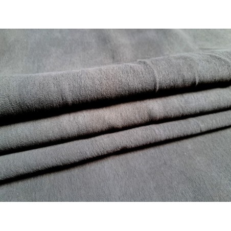 Lot de 3 peaux de cuir stretch identiques - gris bleu - cuir en stock