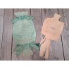 Lot de peaux de lézard - Vert/Noisette - soldes - bijou - accessoire - incrustation - Cuir en Stock