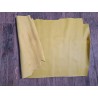 Demi peau de cuir de vache grainé - Jaune - maroquinerie - cuir en stock