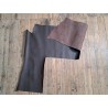 Demi peau de vachette grainé - Marron - maroquinerie - Cuirenstock