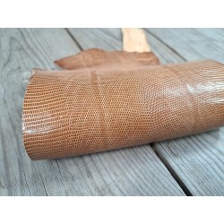 peau de cuir de lézard - feuille morte - bijou - accessoire - Cuir en Stock