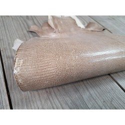 Grande peau de cuir de lézard - bambou - petite maroquinerie - bijou - accessoire - Cuir en Stock