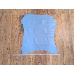 Peau de cuir de chèvre bleu ciel - Cuir en Stock