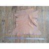 Chèvre grainée métallisé doré - Beige rosé - Cuir en Stock