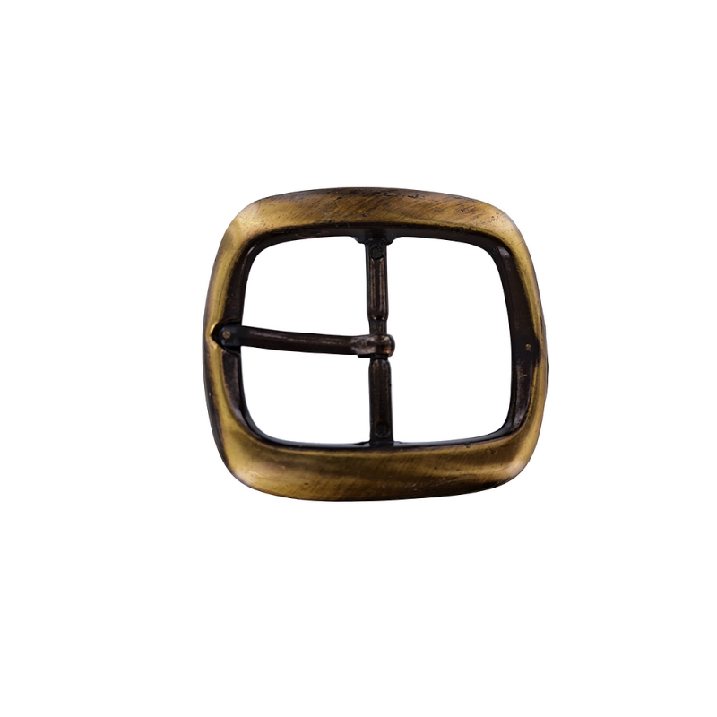 Boucle De Ceinture Vintage North & Judd Anchor – Double Broche, Laiton – Taille Unique Adulte