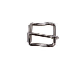 Boucle de ceinture rectangulaire rouleau - Nickelé - 45 mm