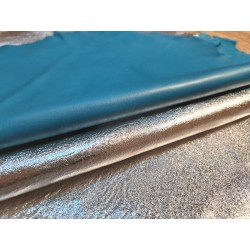 Lot de 2 peaux de cuir assorties à petit prix - Cuir en Stock