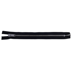 Fermeture Eclair® - noir - zip nylon non séparable - 24.5 cm - cuirenstock