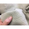 Chutes de cuir vache gris perle - souple et au kilo - Cuirenstock