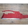 Demi peau de cuir de requin - Rouge glamour - Cuir en Stock