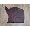 Demi-peau de cuir gras de vachette pullup  - Marron -A- Cuir en Stock