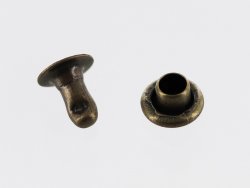 rivet simple calotte vieilli bronze accessoire maroquinerie