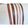 Lot de 5 bandes de cuir - 2ème choix - anses - lanière - ceinture - bracelet - sellerie - cuirenstock