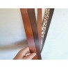Lot de 5 bandes de cuir - 2ème choix - anses - lanière - ceinture - bracelet - sellerie - cuir en stock