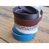 lot de 5 bandes de cuir 2eme choix - maroquinerie - accessoires - cuir en stock