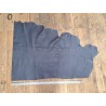 demi-peau de cuir de vache grainée - cobalt foncé - maroquinerie ameublement accessoire cuir en stock