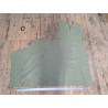 Demi-peau de cuir de vache grainée - vert de gris- maroquinerie - cuir en stock