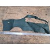 Morceau de peau de cuir de requin - vert forêt - accessoires - cuir en stock