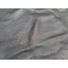 Peau de cuir de mouton crispé - noir mat - maroquinerie ou vêtement - Cuirenstock