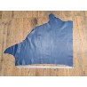 demi peau de cuir de veau lisse bleu denim - maroquinerie - ameublement - cuirenstock