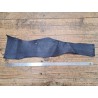 morceau de cuir de requin - noir bleuté - Cuirenstock