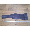 morceau de cuir de requin - noir bleuté - Cuir en Stock