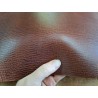 Collet de vache tannage végétal grainé -Châtaigne- Cuir en Stock