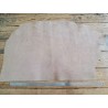 Collet de vache tannage végétal grainé nuancé marron - Cuir en Stock