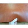 Collet de vache tannage végétal nuancé - Cognac - Cuir en Stock