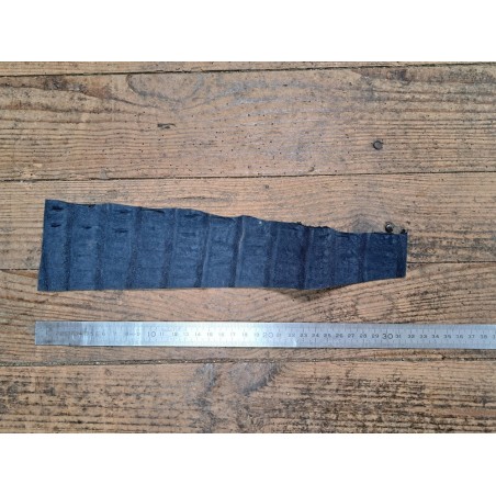 Peau de crocodile bleu marine mat - Cuir en Stock