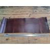 Collet de vache tannage végétal grainé -Châtaigne- Cuir en Stock