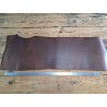 Collet de vache tannage végétal grainé -Châtaigne- Cuir en Stock