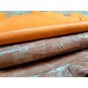 Lot de 2 peaux de cuir d'agneau et de chèvre - G - Cuir en Stock