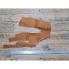 Morceau de cuir de requin - Brun - maroquinerie - Cuir en Stock