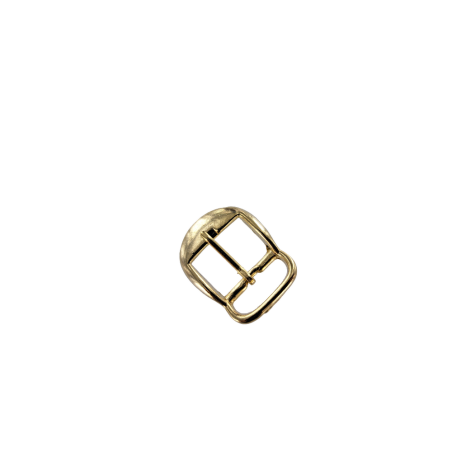 Boucle de ceinture rectangulaire - moulure - nickelé - 15 mm - bouclerie - accessoire - cuir en stock