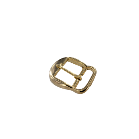 Boucle à effet moulure - Laiton - 15mm - Cuir en Stock