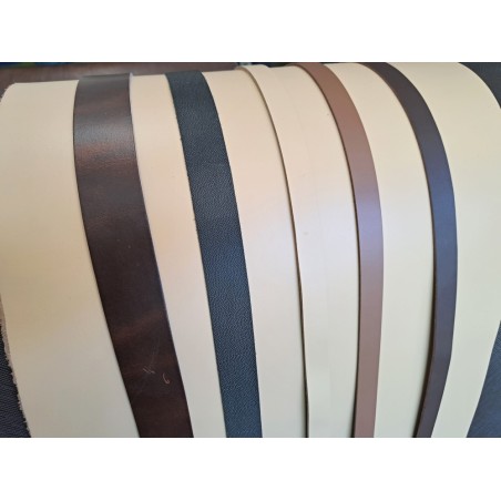 Lot de 5 bandes de cuir classique ou à effet - 2ème choix