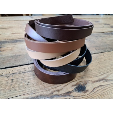 Lot de 5 bandes de cuir classique ou à effet - 2ème choix