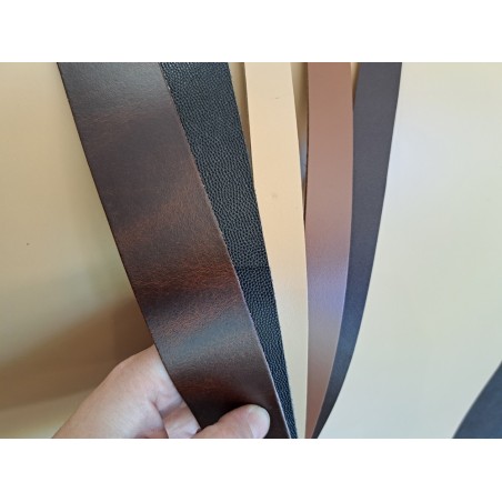 Lot de 5 bandes de cuir classique ou à effet - 2ème choix