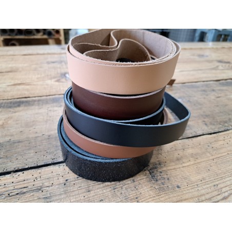Lot de 5 bandes de cuir classique ou à effet - 2ème choix
