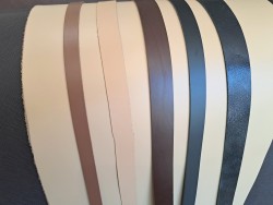 Lot de 5 bandes de cuir classique ou à effet - 2ème choix