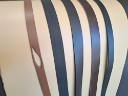 Lot de 5 bandes de cuir classique ou à effet - 2ème choix