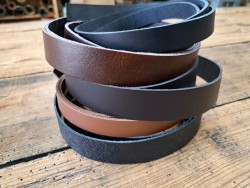 Lot de 5 bandes de cuir classique ou à effet - 2ème choix