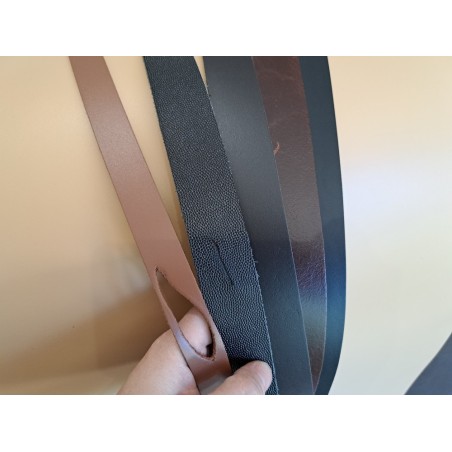 Lot de 5 bandes de cuir classique ou à effet - 2ème choix