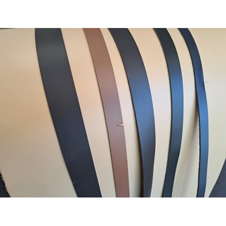 Lot de 5 bandes de cuir classique ou à effet - 2ème choix