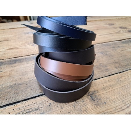 Lot de 5 bandes de cuir classique ou à effet - 2ème choix