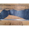 Morceau de collet tannage végétal lisse - Bleu nuit - Cuir en Stock