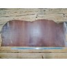 Collet de vache tannage végétal grainé -Châtaigne- Cuir en Stock