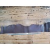 Bande de collet de vache végétal lisse - Chocolat - Cuir en Stock