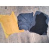 Lot de 3 peaux de cuir stretch - Cuir en Stock